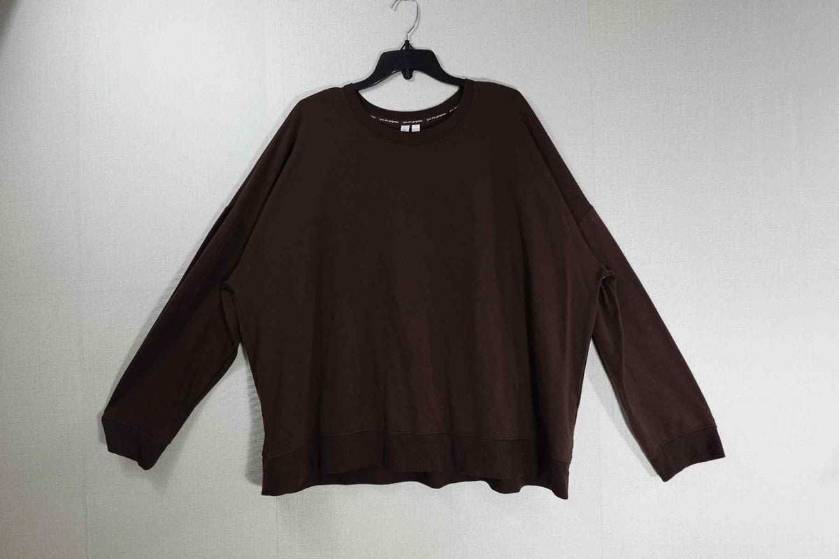 Joyspun, Long Sleeves Top, 3X (22W-24W), Polyester, rayon, spandex