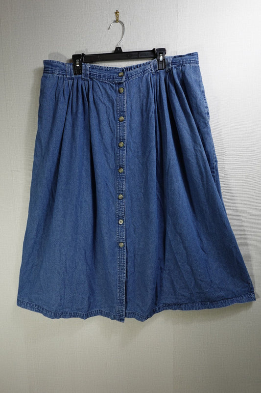(No Label), Skirt, 24W, cotton