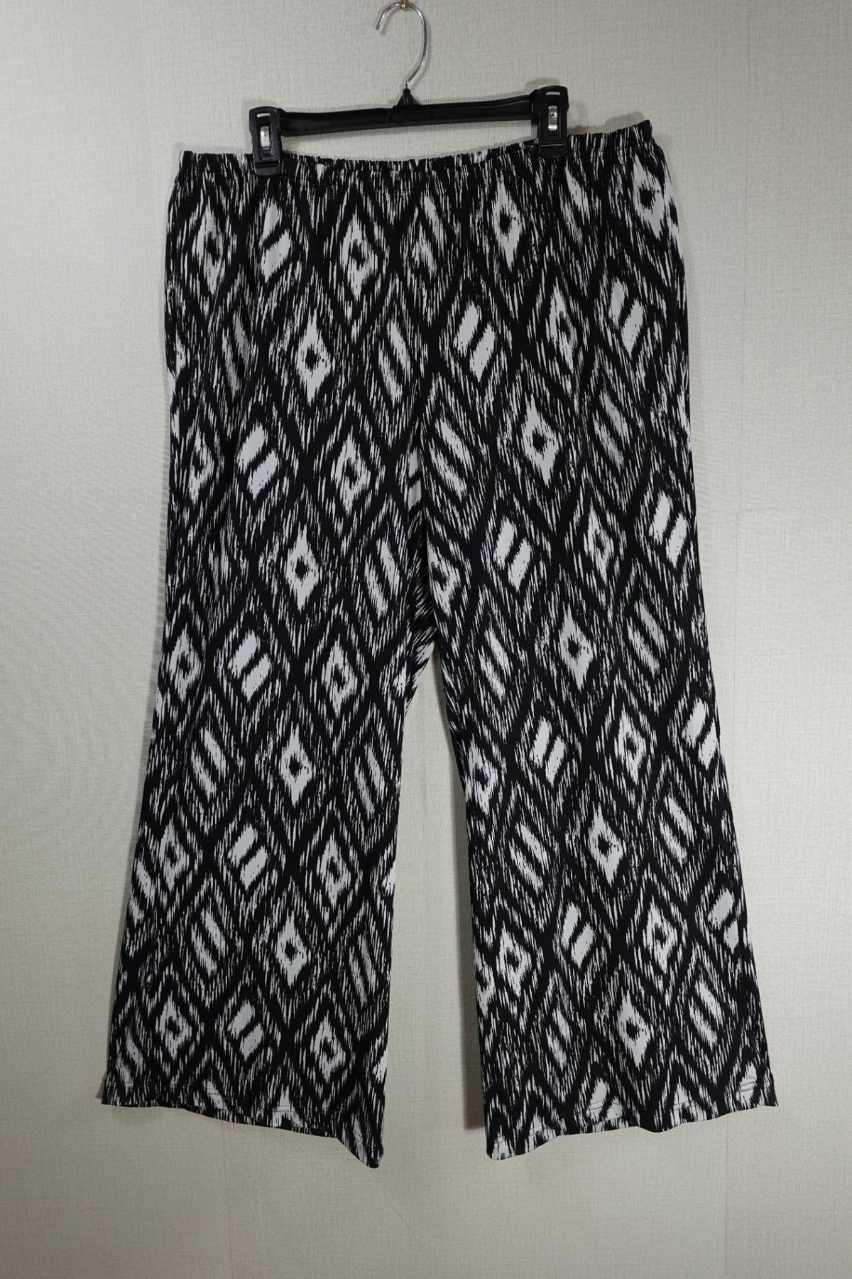 Zac & Rachel, Wide Leg Palazzio Pants , 2X, polyester, spandex