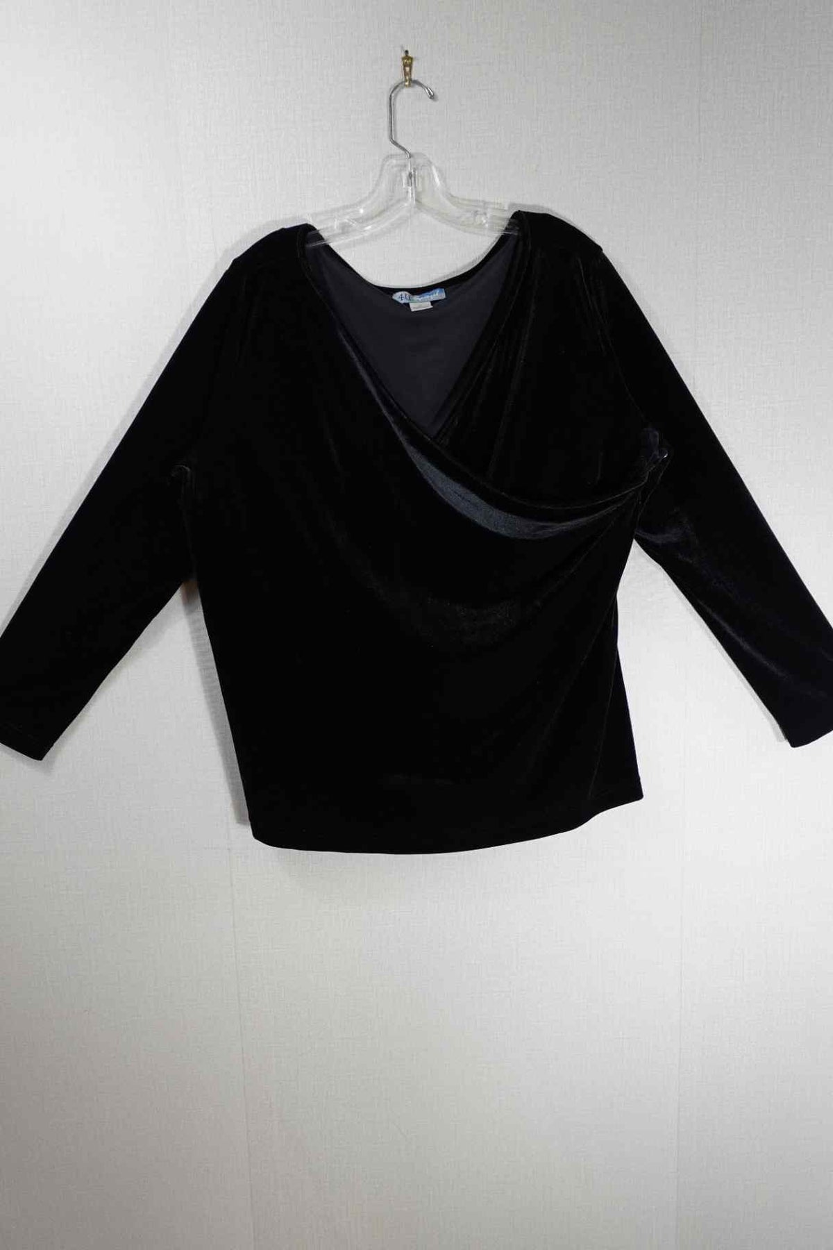 4U, Long Sleeves Top, 3X, polyester, spandex
