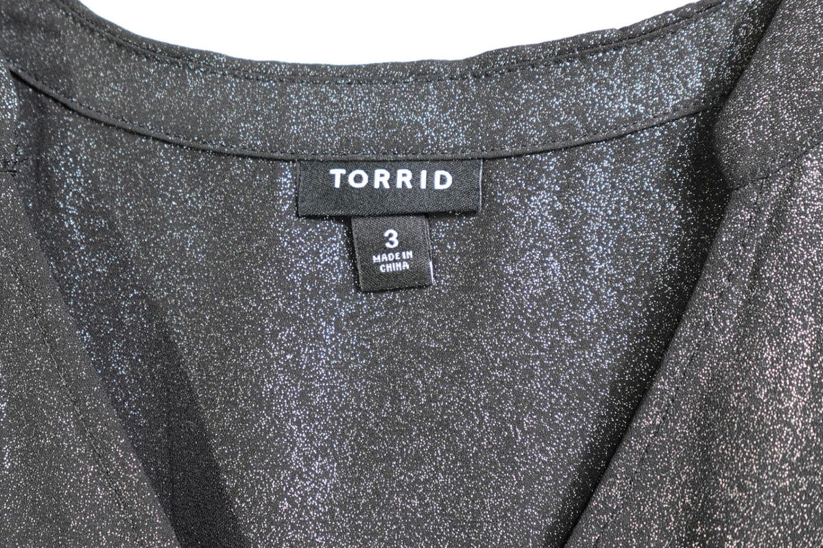 Torrid, Short Sleeved Top, 3X, Polyester