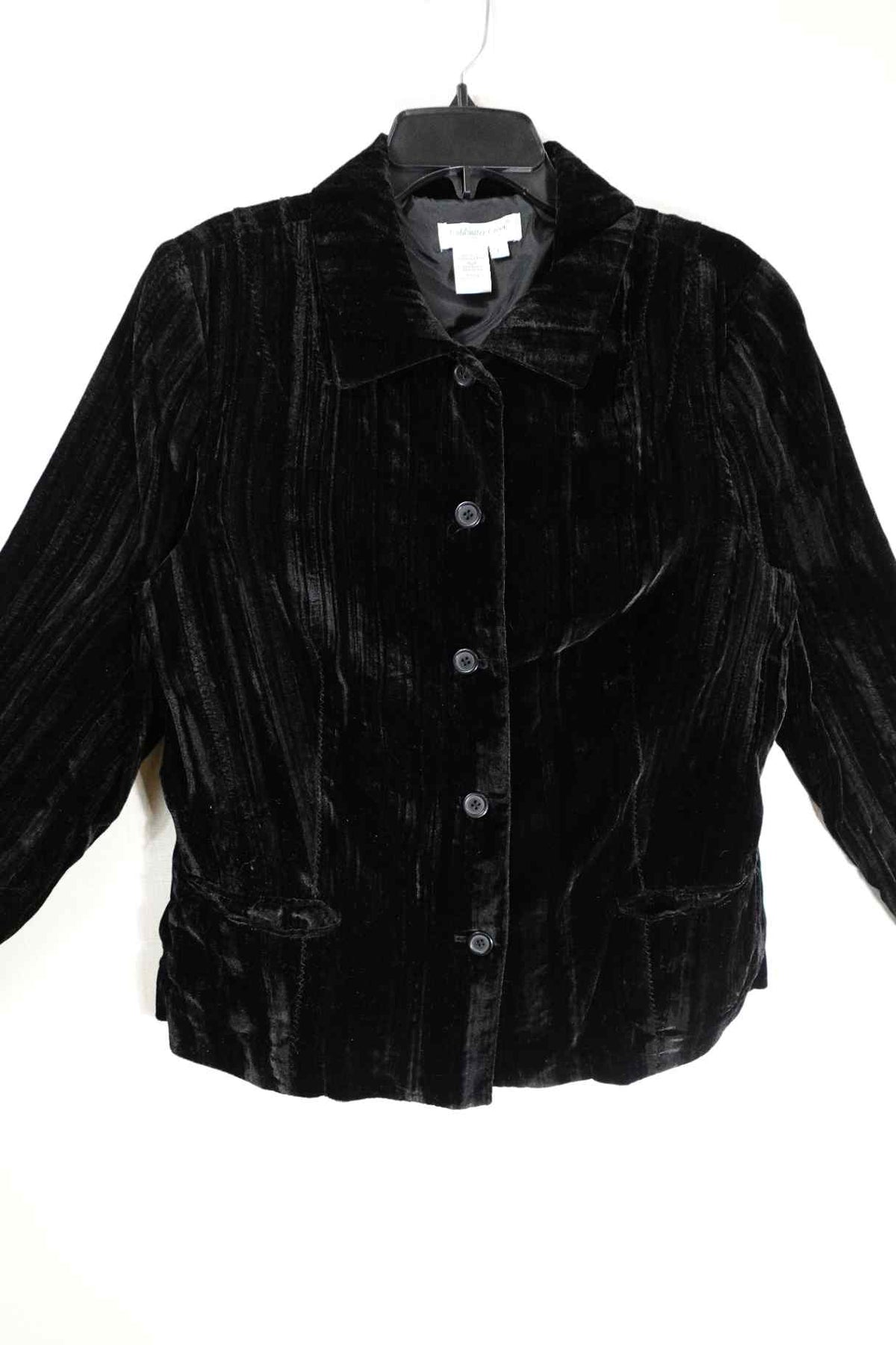 Coldwater Creek, Formal Jacket, L, Rayon, nylon (velvet)