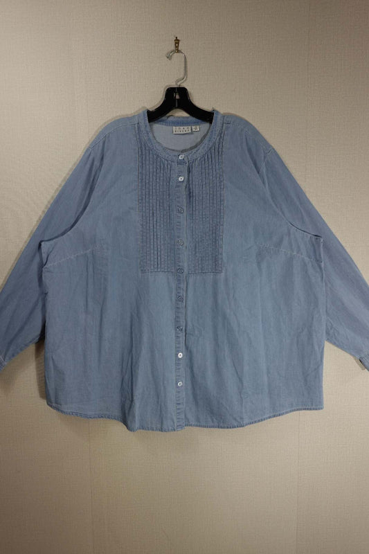 Joan Rivers, Long Sleeves Top, 3X, Cotton