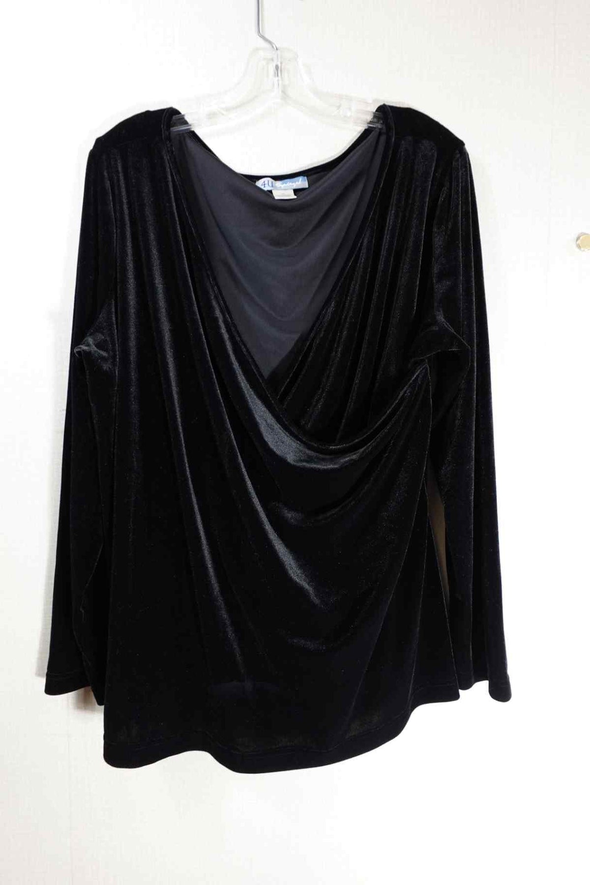 4U, Long Sleeves Top, 3X, polyester, spandex