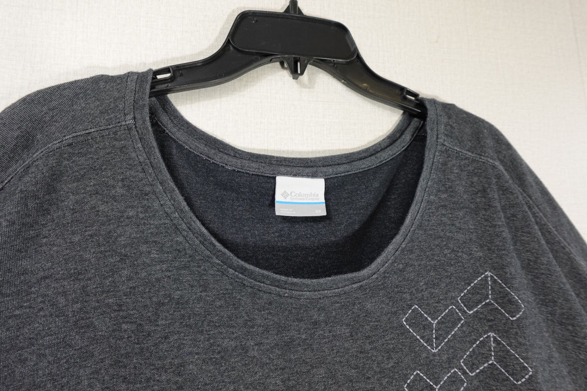 Columbia, Long Sleeves Top, 3X, Cotton, polyester