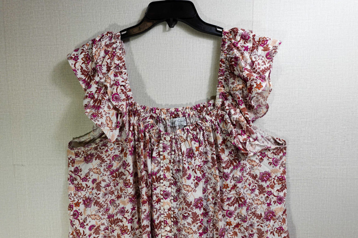 Jessica Simpson, Short Sleeved Top, 2X/3X, best guess Rayon Blend