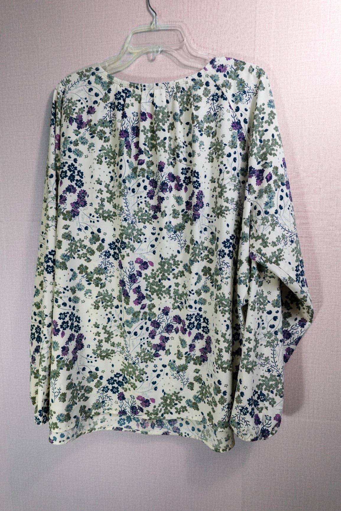 D&CO, Long Sleeves Top, 3X, Polyester, spandex