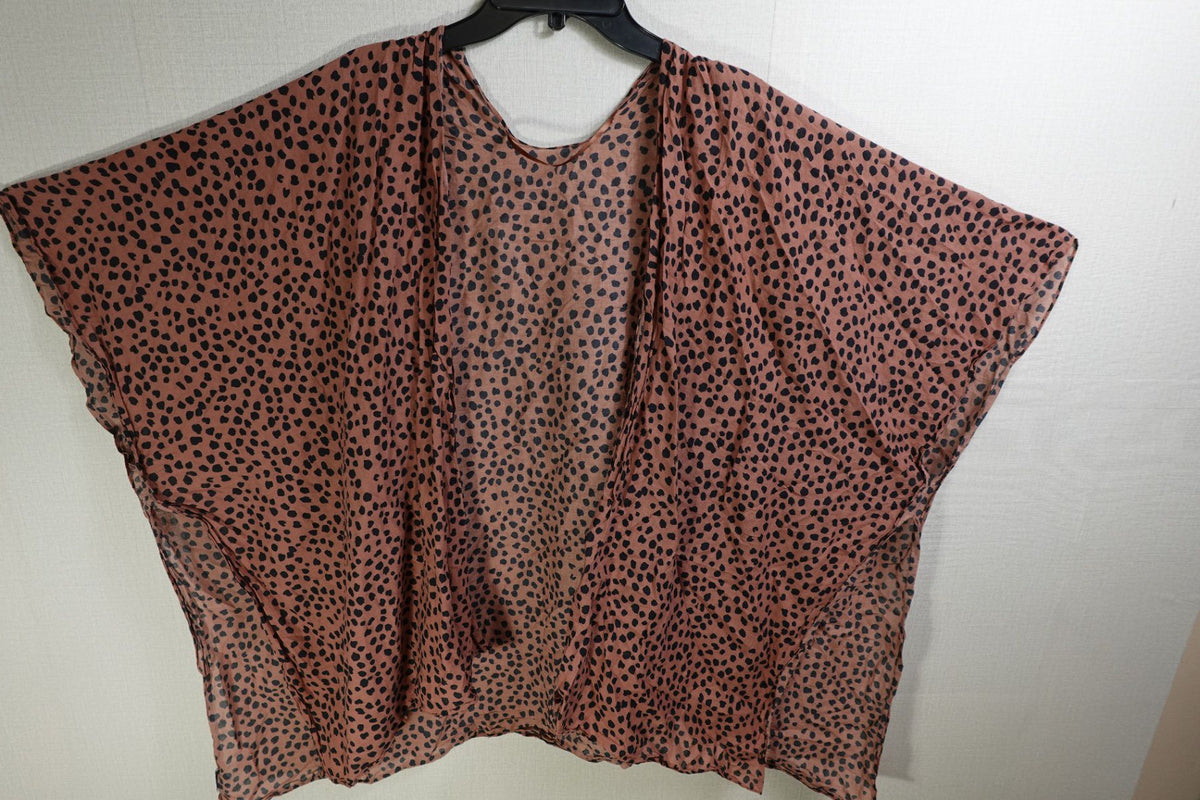 (No Label), Kimono/Wrap, Freesize, Polyester