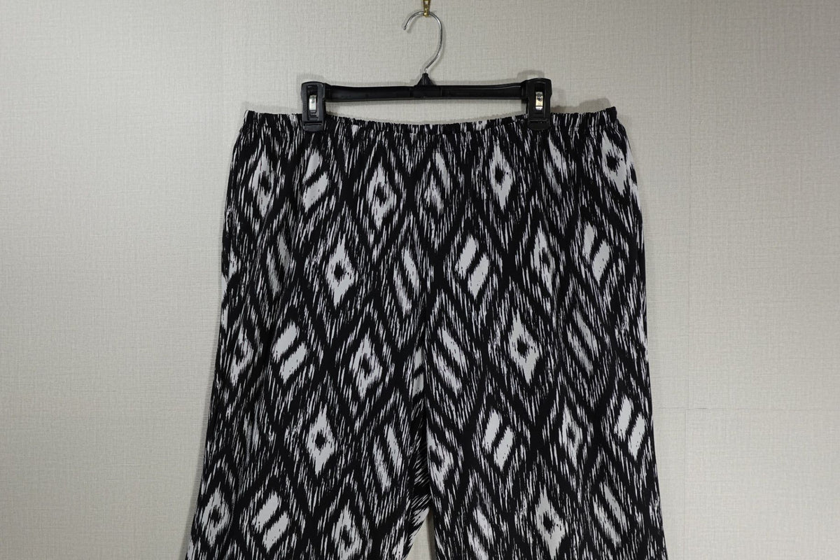 Zac & Rachel, Wide Leg Palazzio Pants , 2X, polyester, spandex