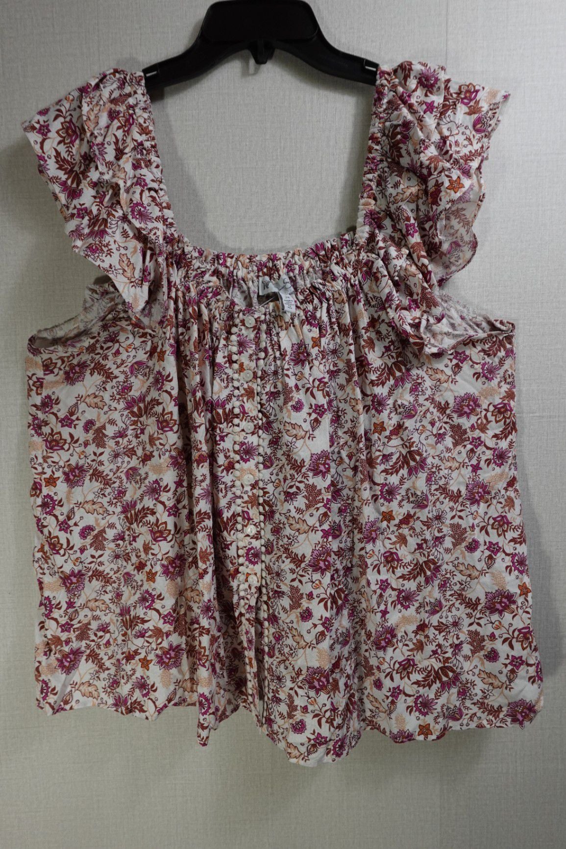 Jessica Simpson, Short Sleeved Top, 2X/3X, best guess Rayon Blend