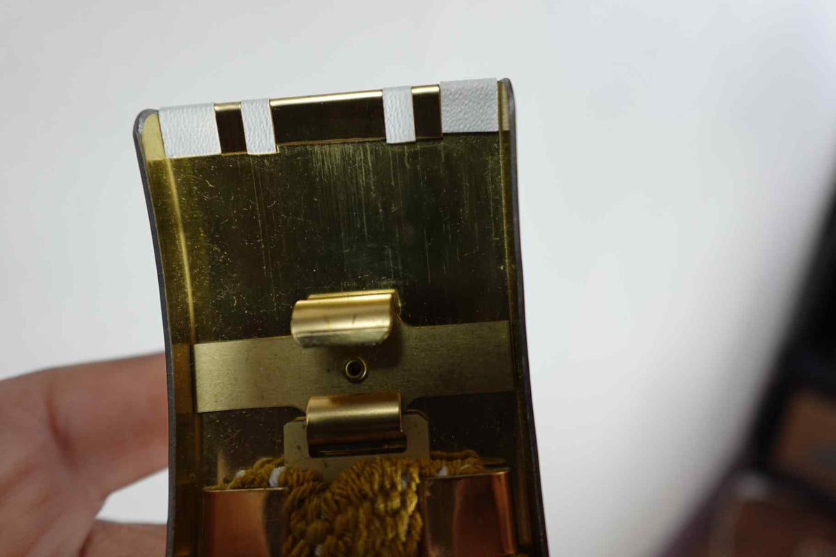 (No Label), Belt, 18/20, Metal and fabric