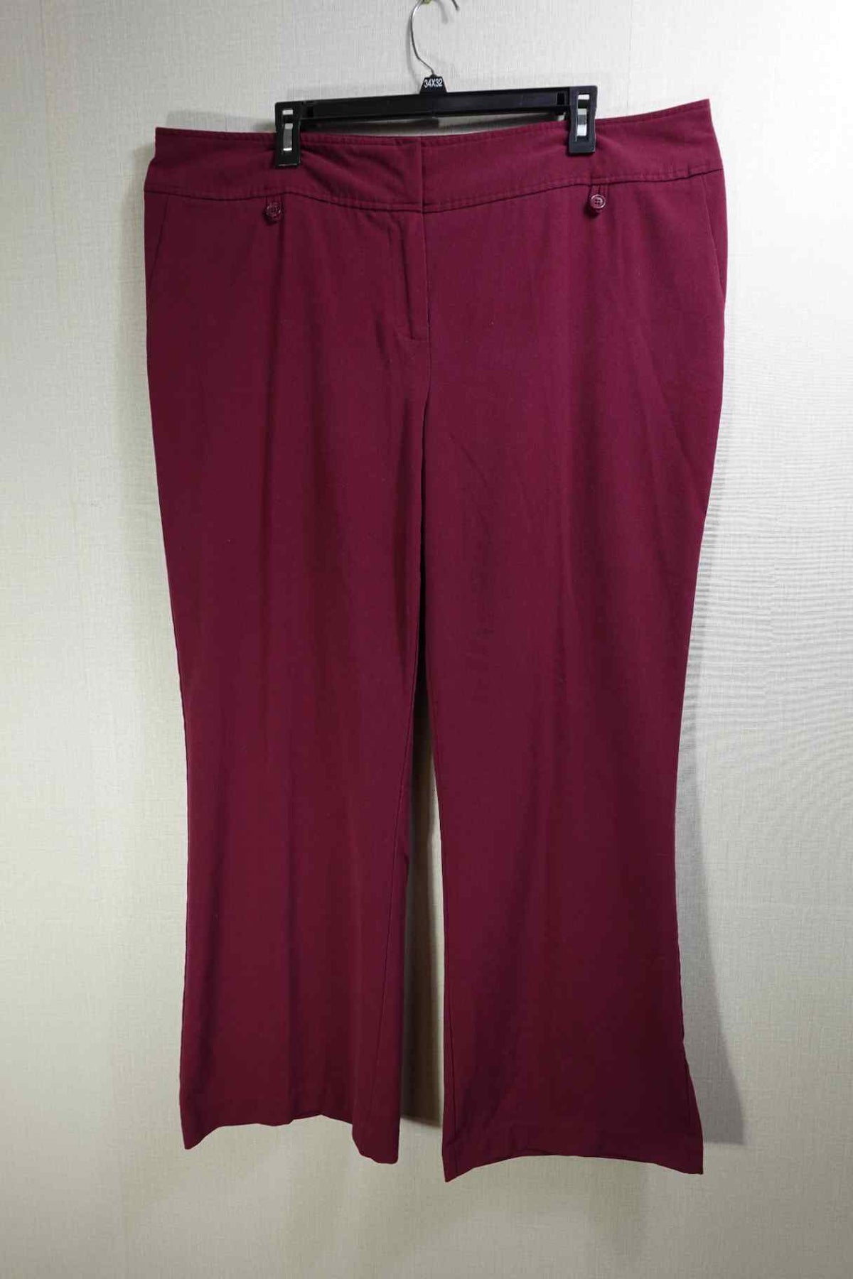 Roz & Ali, Pants, 18, Polyester, rayon, spandex