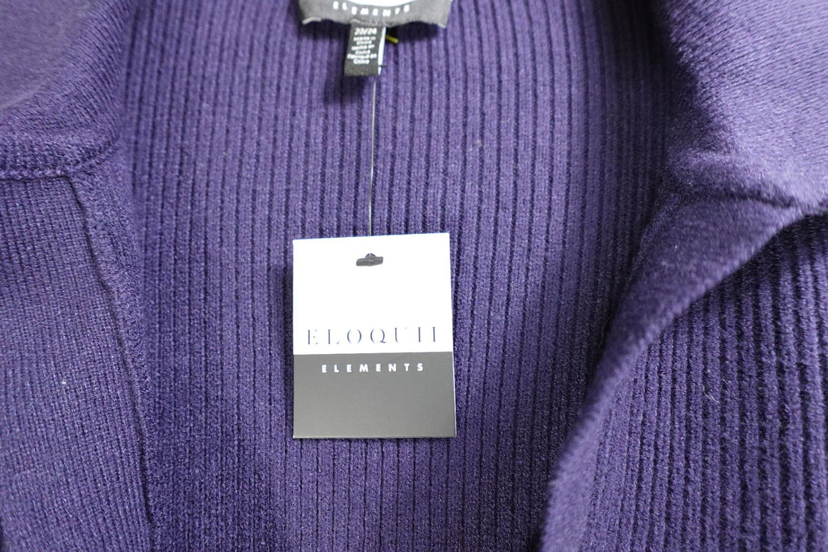 Eloquii Elements, New Sweaters, 22/24, Polyester blend