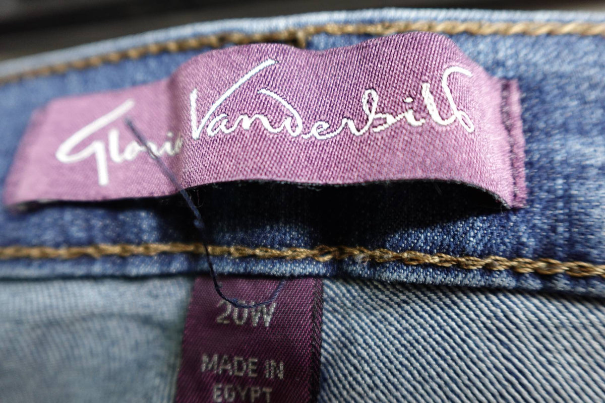 Gloria Vanderbilt, Jeans, 20W, Cotton blend