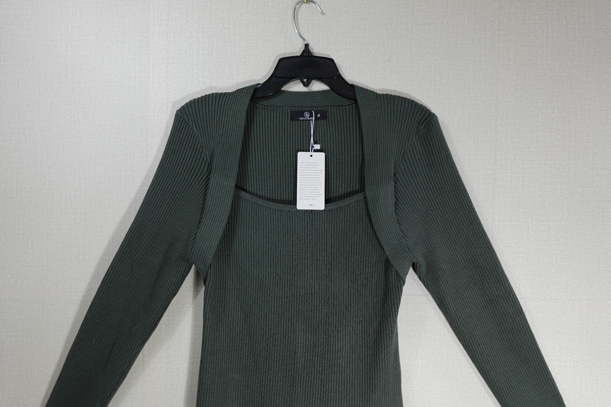Lillusory, New Long Sleeve Top, XL, Viscos, polymide, polyester