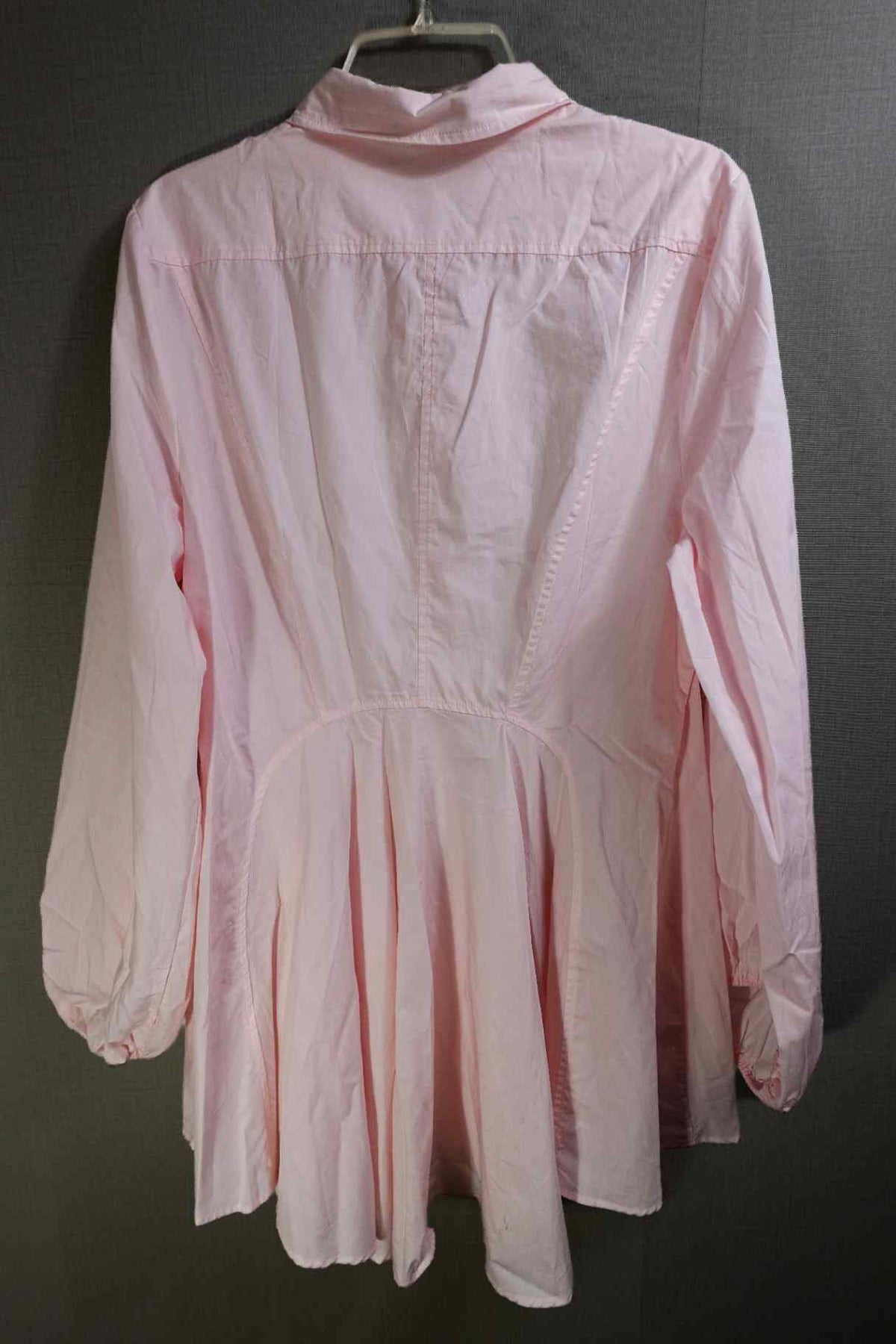 Free People, Long Sleeves Top w/ peplum, L, Cotton blend