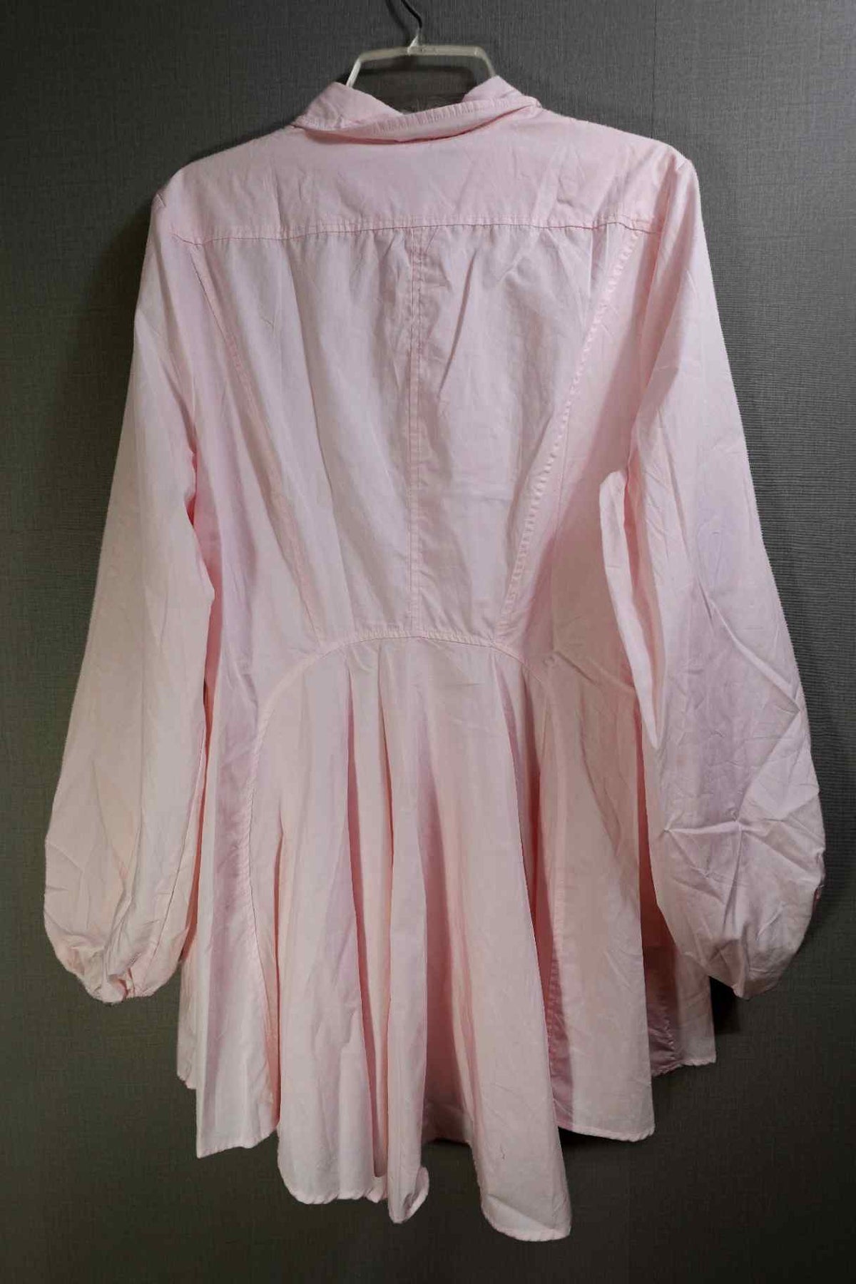 Free People, Long Sleeves Top w/ peplum, L, Cotton blend