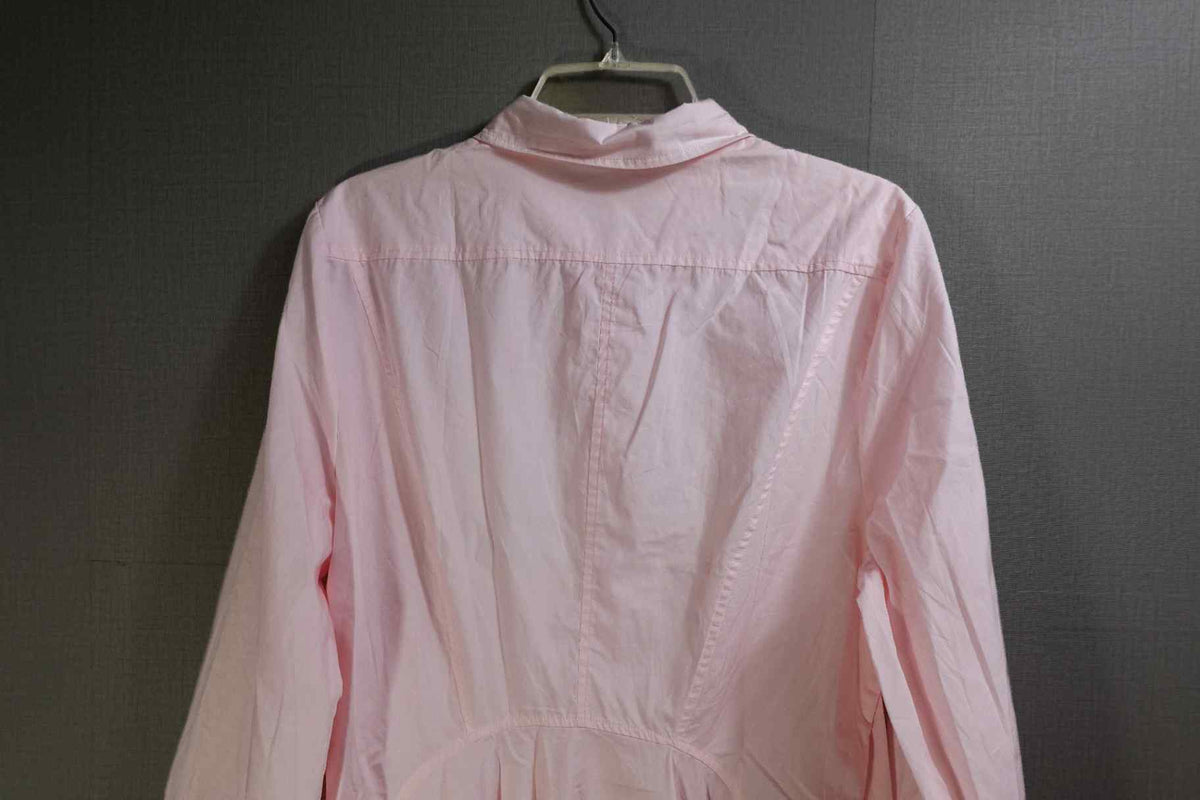Free People, Long Sleeves Top w/ peplum, L, Cotton blend