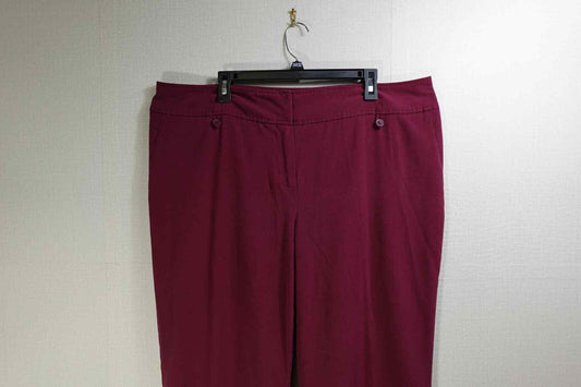 Roz & Ali, Pants, 18, Polyester, rayon, spandex