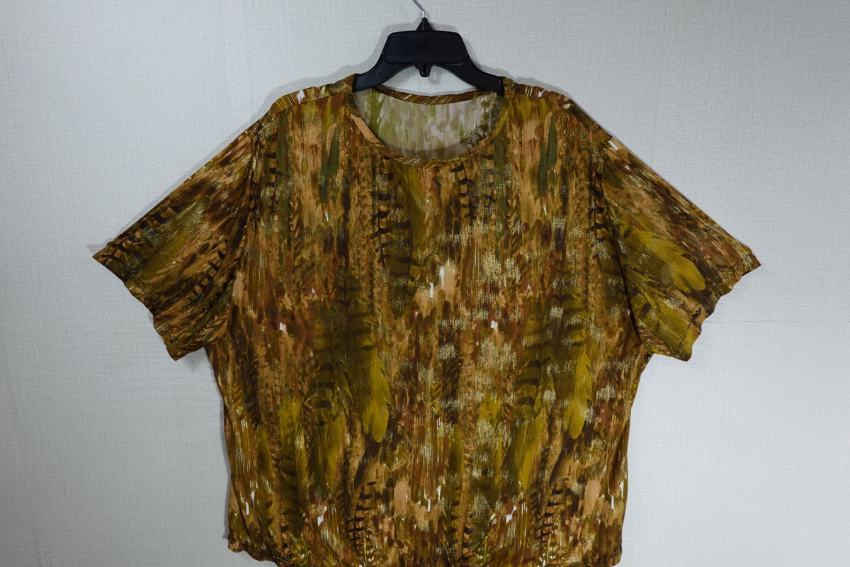 (No Label), Short Sleeve Top, 2X/3X,
