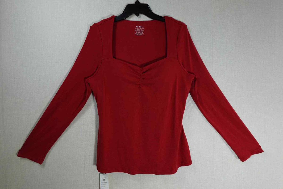 OGL, New Long Sleeves Top, 2XL (runs small), Viscose, cotton, acrylic, spandex