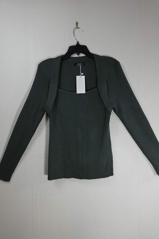 Lillusory, New Long Sleeve Top, XL, Viscos, polymide, polyester