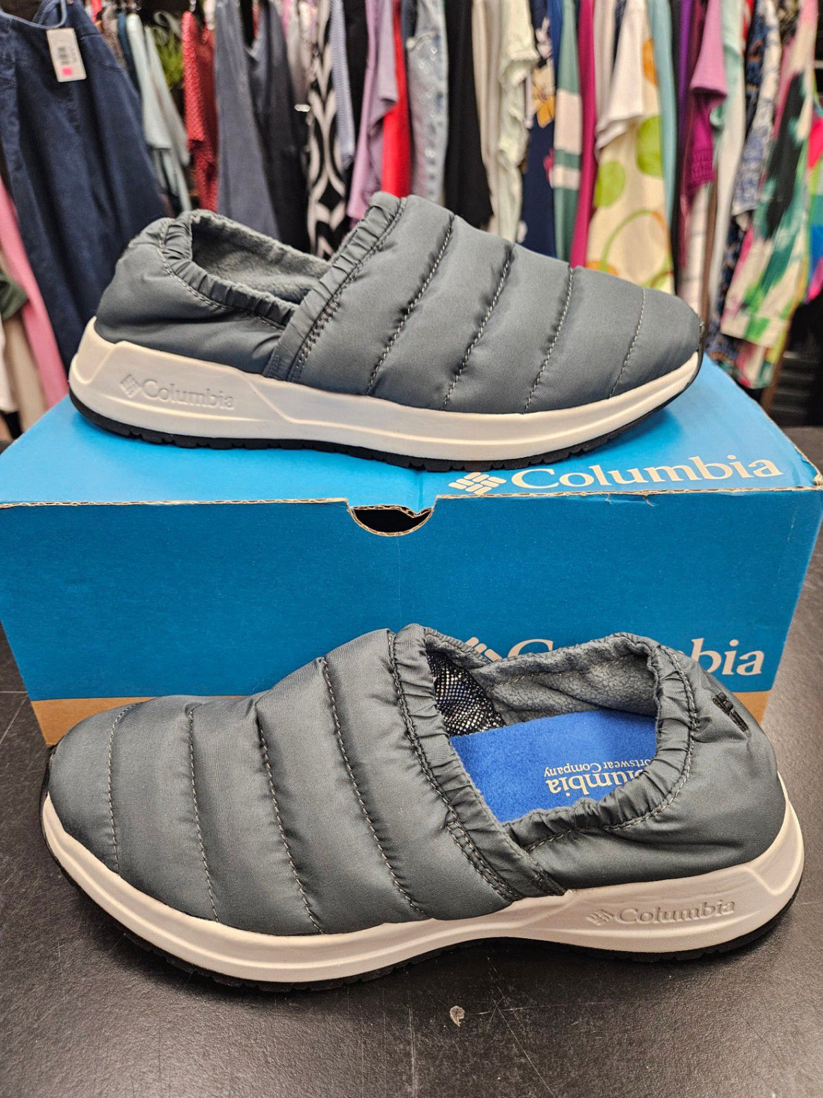 Columbia, Slip-On Shoes, Women's 9 / UK 7 / EUR 40, Synthetic