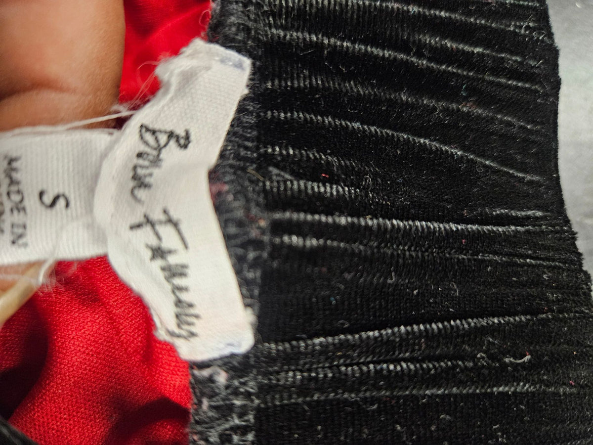 Born Fabulous, Velvet Skirt, S, Polyester (Message To Request Measurements)