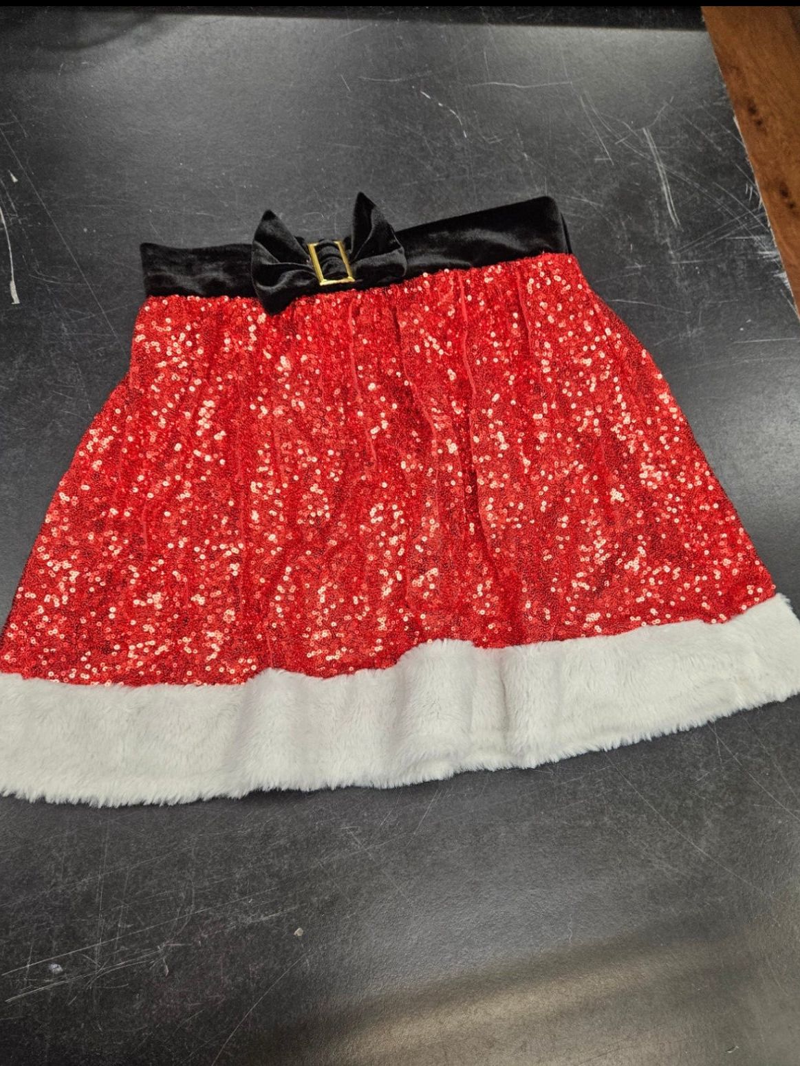 Born Fabulous, Velvet Skirt, S, Polyester (Message To Request Measurements)