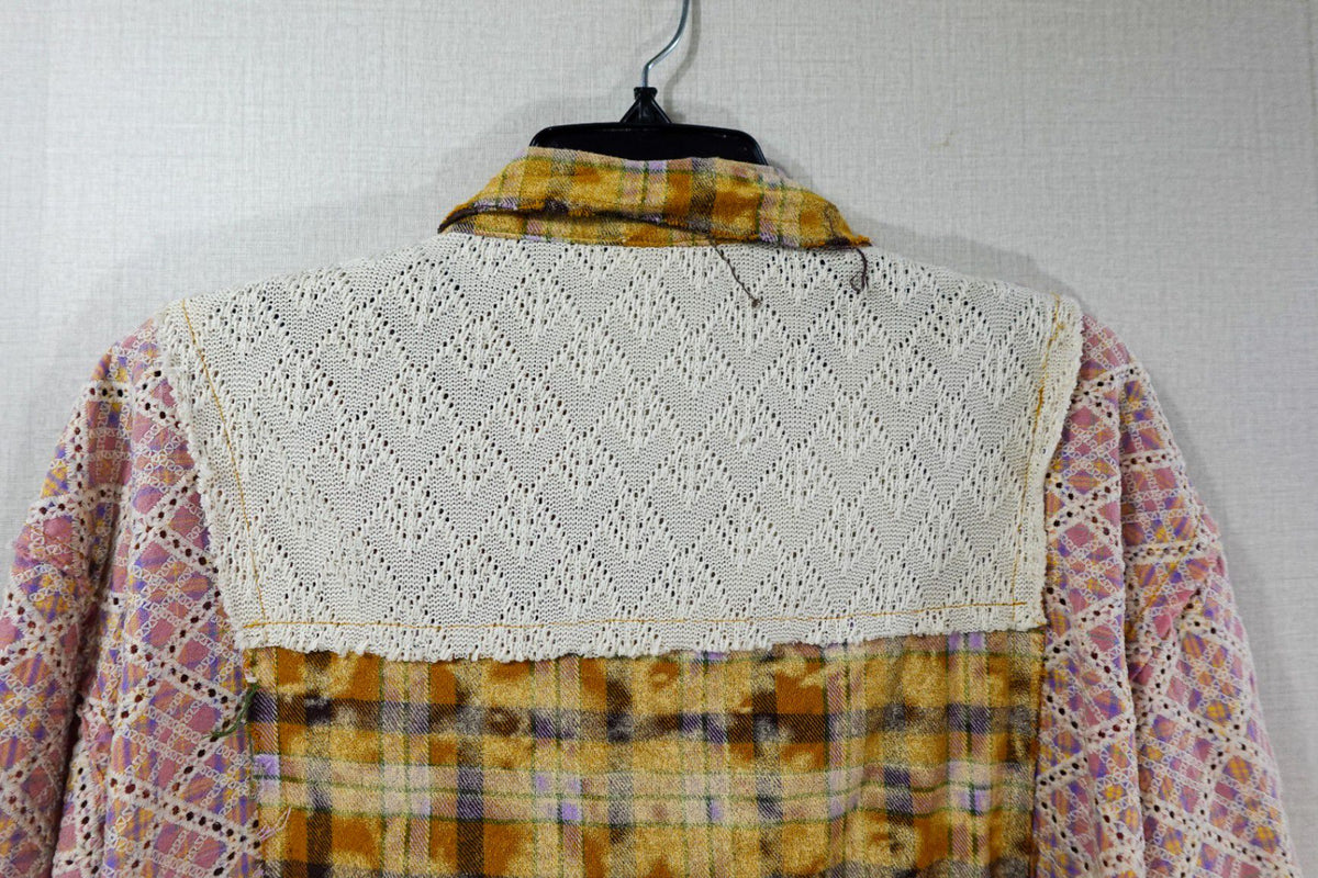 POL, 3/4 Sleeve Top, L, Polyester