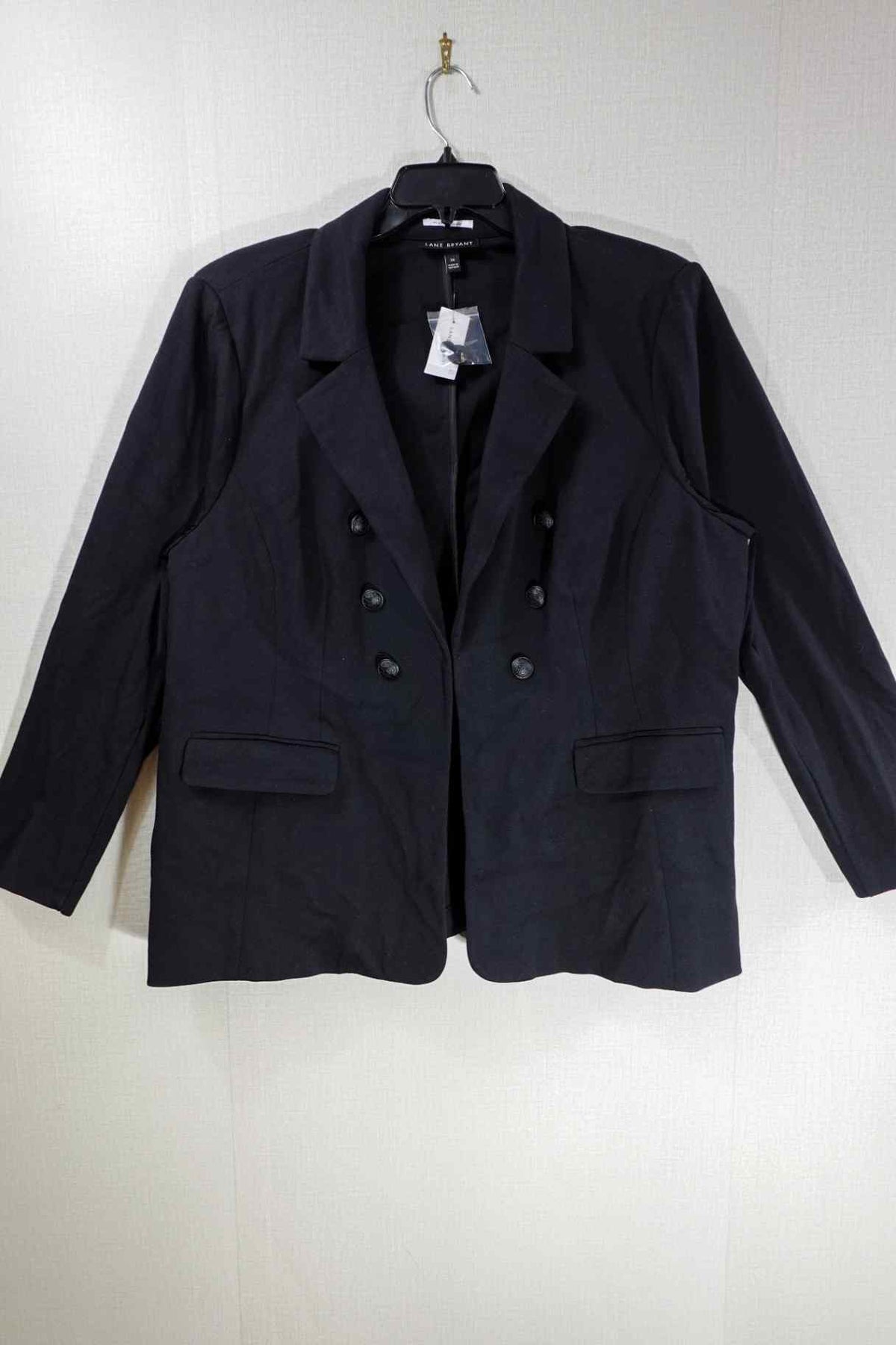 Lane Bryant, New Blazer, 26, Rayon, Nylon, Spandex
