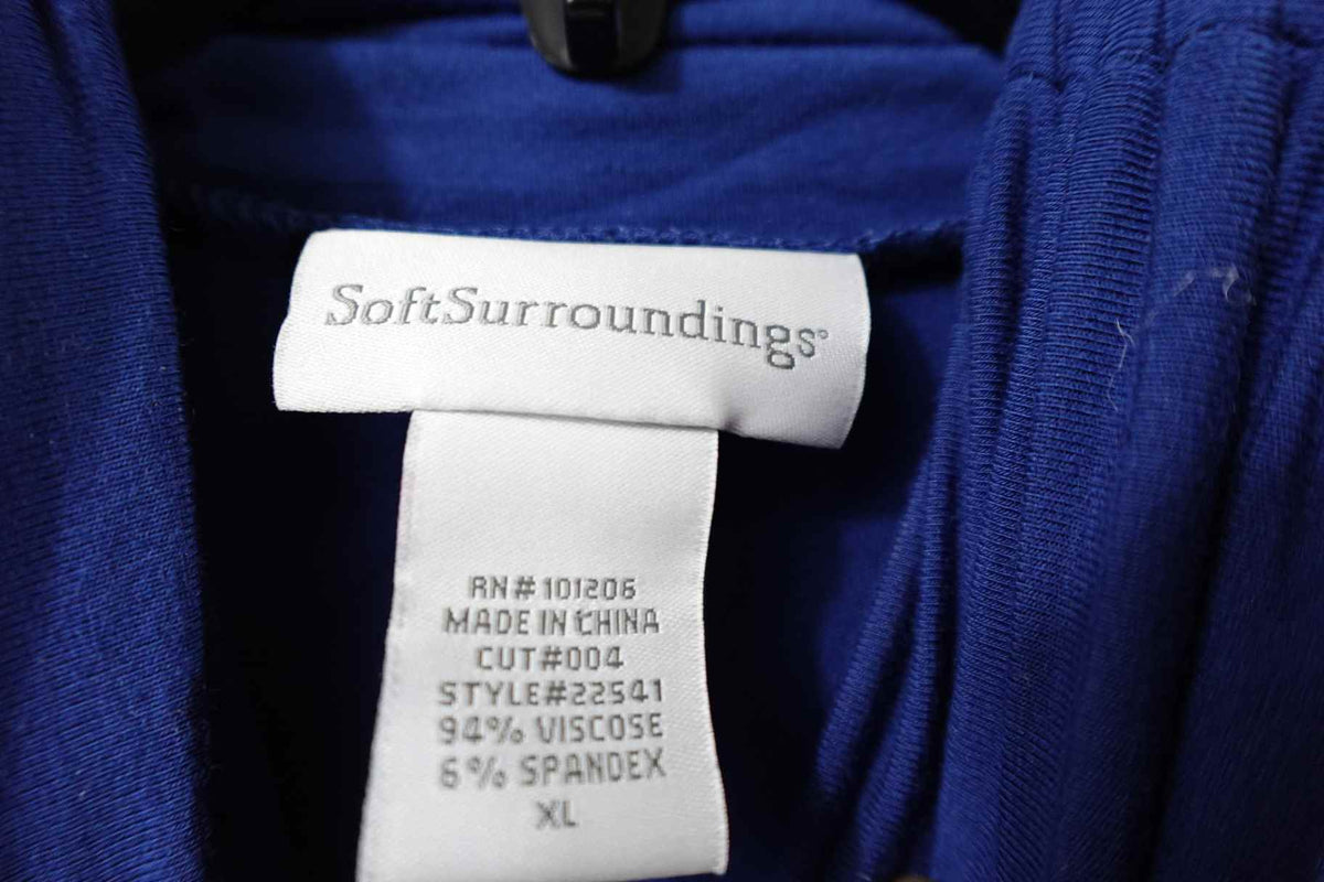 Soft Surroundings, Long Sleeves Top, XL, viscose