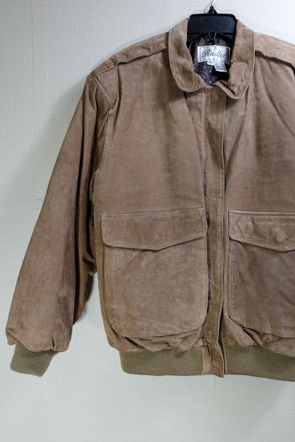 Radlee, Vintage Bomber jacket, XL, leather