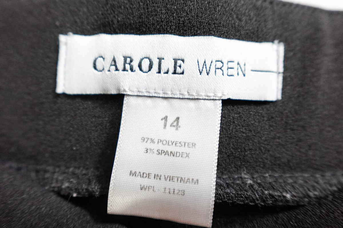 Carole Wren, Pants Wide leg, 14, polyester, spandex