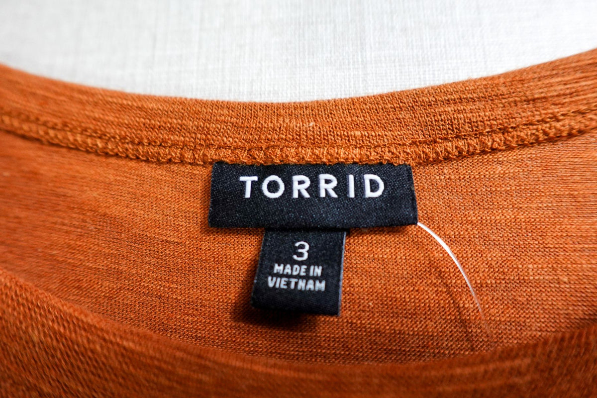 Torrid, New Dress, 22/24, Cotton, rayon, spandex