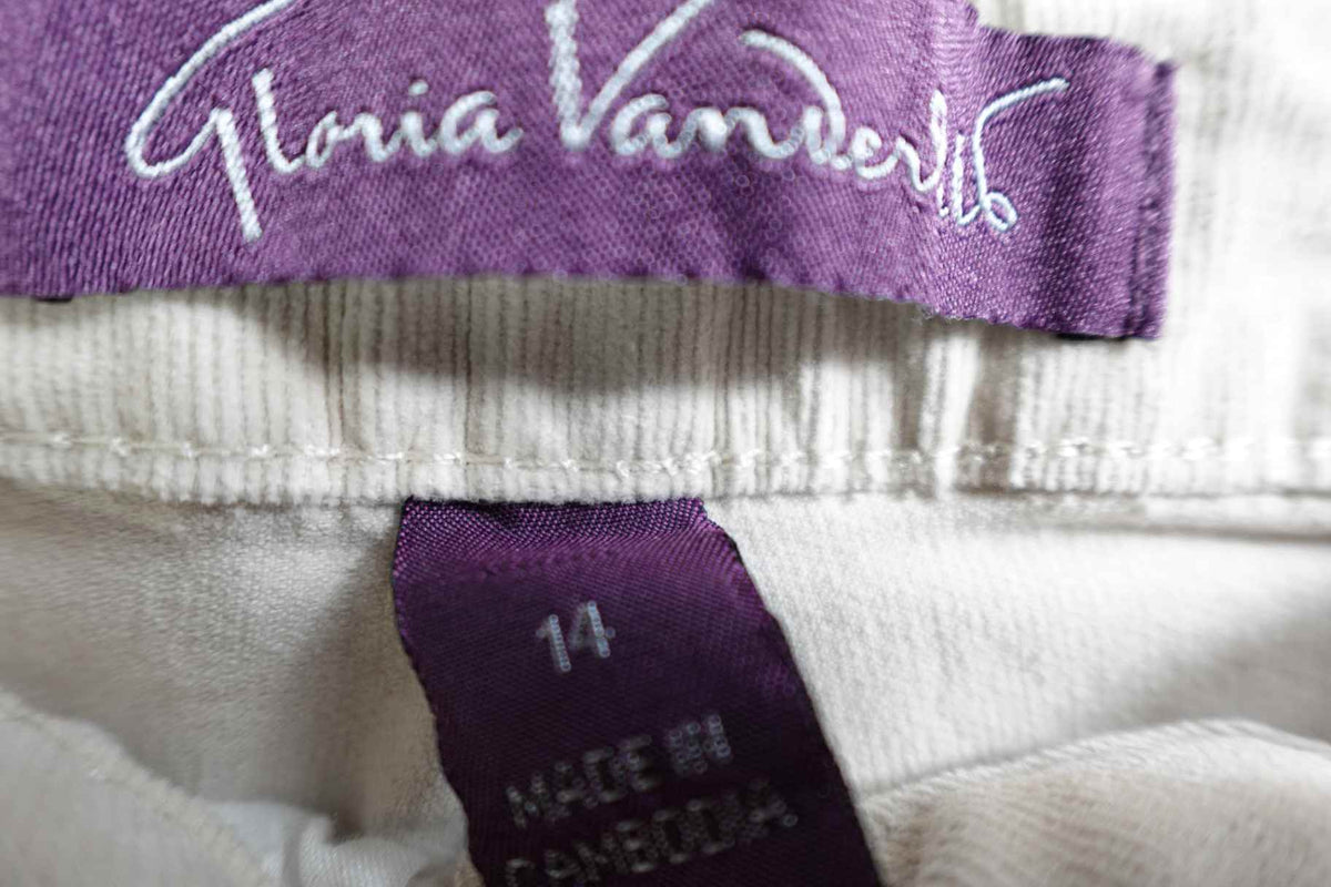 Gloria Vanderbilt, New Jeans straight, 14 , Cotton