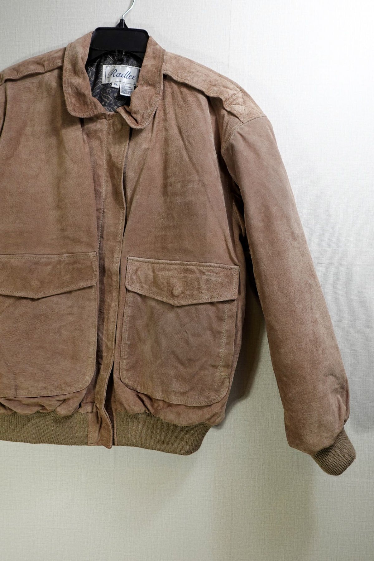 Radlee, Vintage Bomber jacket, XL, leather