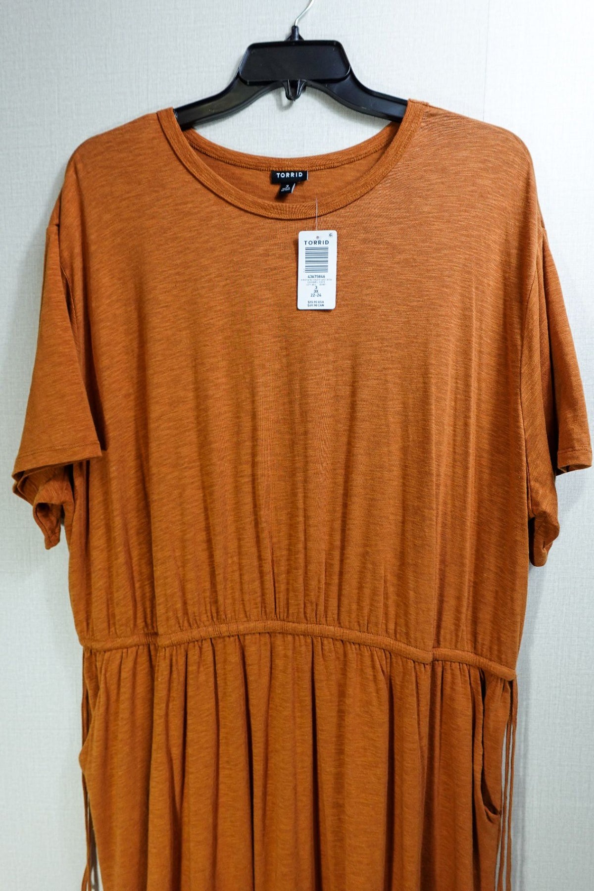 Torrid, New Dress, 22/24, Cotton, rayon, spandex