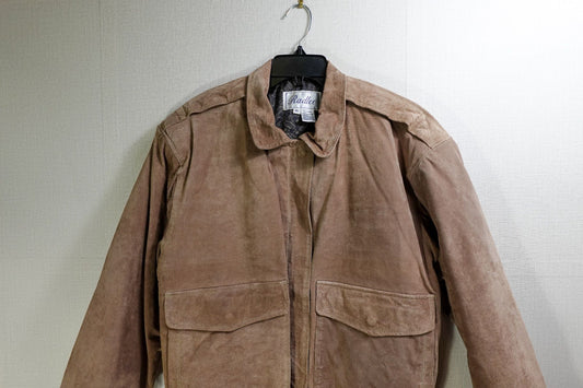 Radlee, Vintage Bomber jacket, XL, leather