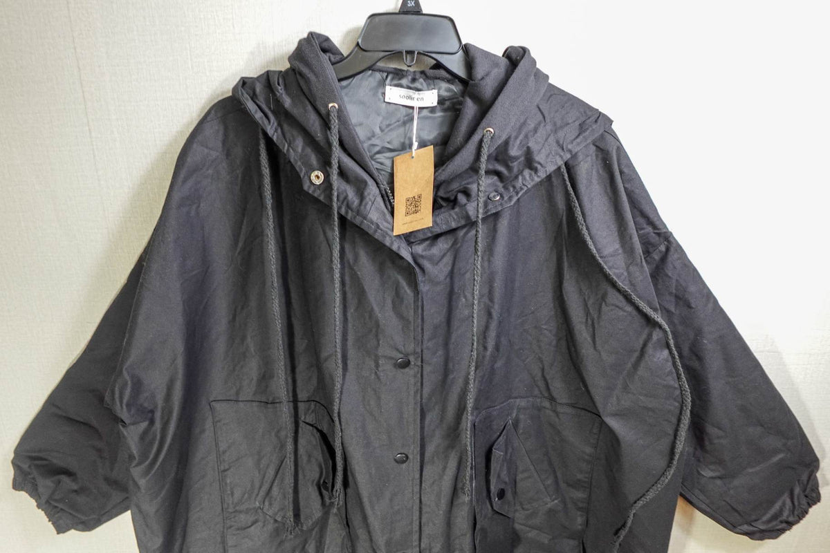 SooLinen, New coat, 3X, canvas 