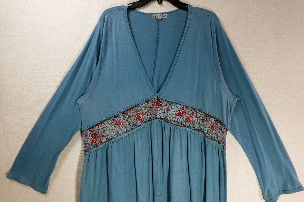 Bluefish, Dress, 2X, Cotton (some small signs of wear)