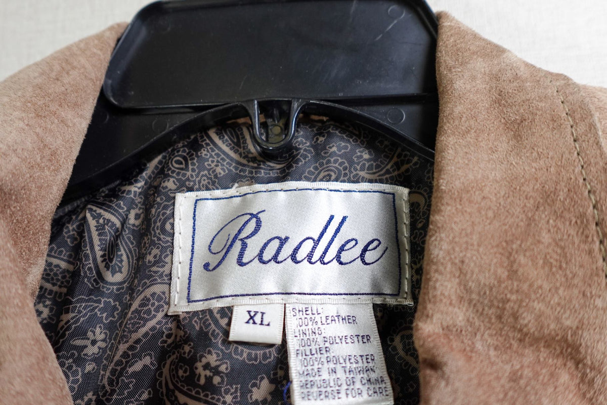 Radlee, Vintage Bomber jacket, XL, leather