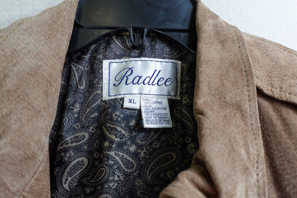 Radlee, Vintage Bomber jacket, XL, leather